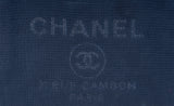 Chanel Blue Deuville Small Canvas Tote Bag GHW