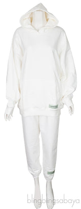 White Hoodie & Trouser