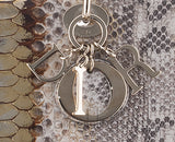Lady Dior Natural & Gold Python*