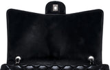 Black Patent Maxi Flap Bag