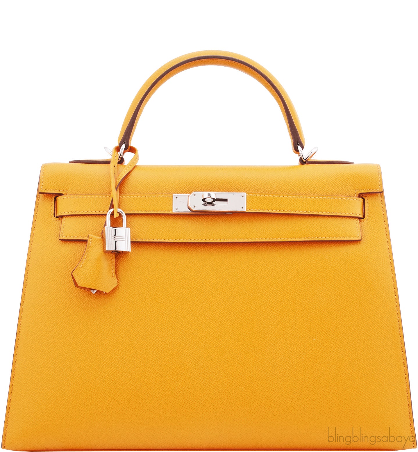 Kelly 32 Jaune d\'Or Epsom PHW