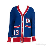 Off-White Blue Flag Cardigan
