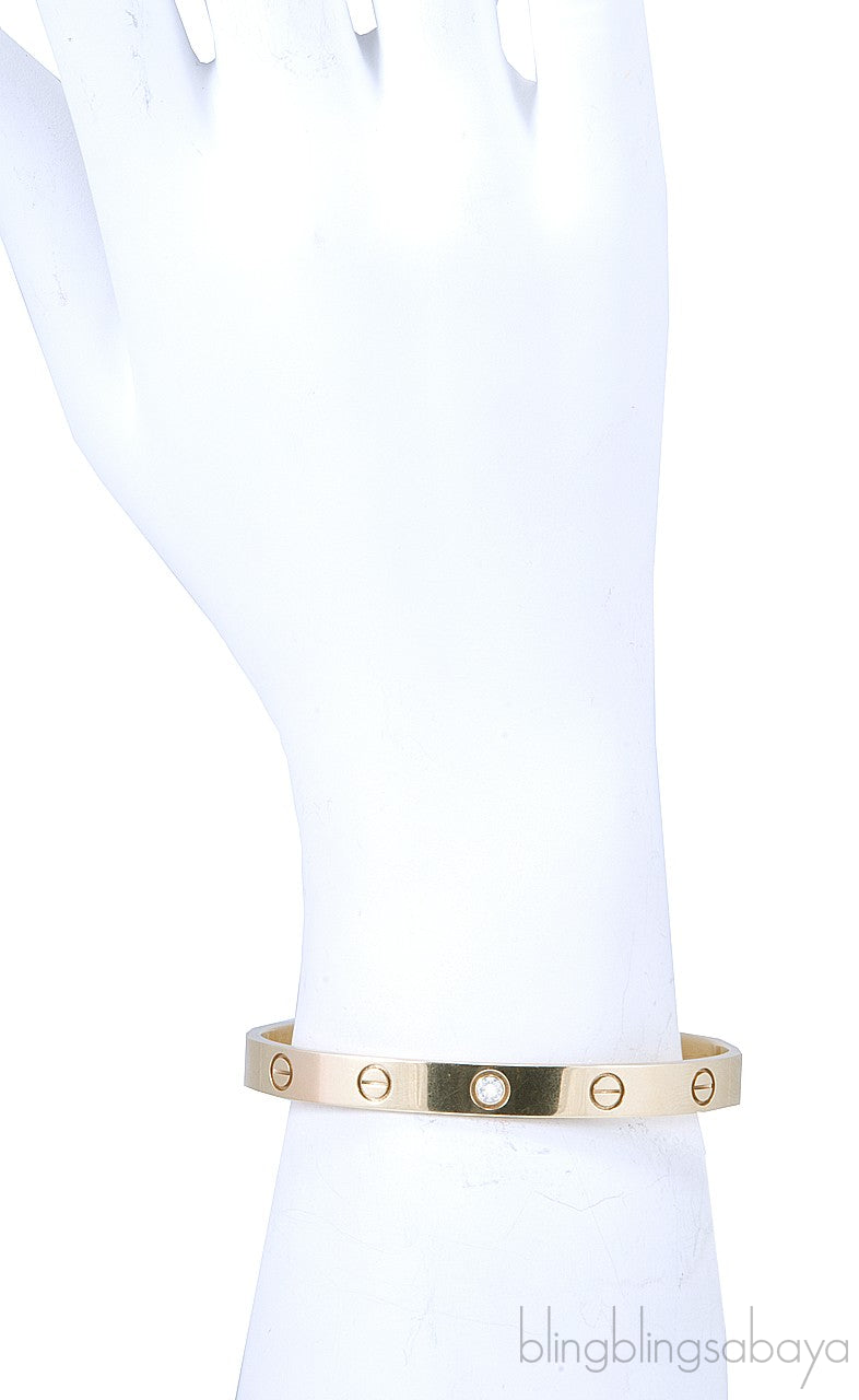 LOVE Open Cuff Diamond Bracelet