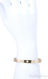 LOVE Open Cuff Diamond Bracelet