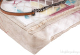 Beige Graffiti Canvas Tote