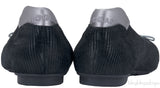 Silver Cap Toe Ballet Flat