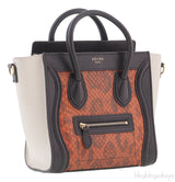 Tricolor Python Nano Luggage