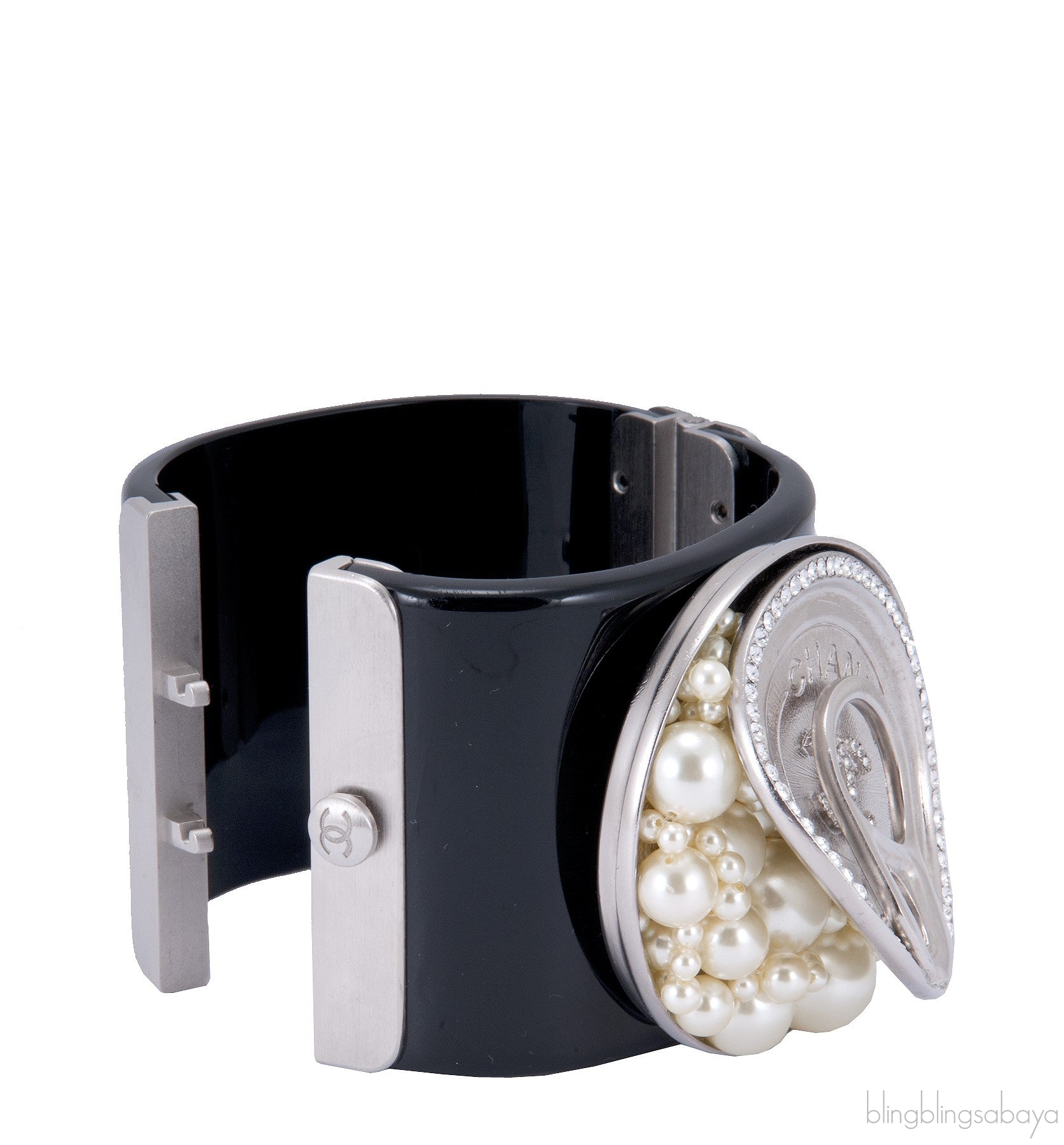 Black Soup Can Cuff Bracelet