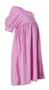 Fendi Purple FF Logo Kids Dress
