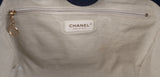 Chanel Blue Deuville Small Canvas Tote Bag GHW