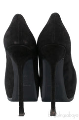 Black Suede Tribtoo Pump