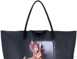 Bambi Black Shopping Tote