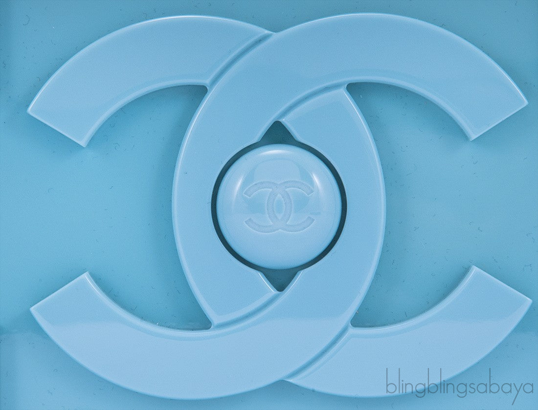 Powder Blue Lego Clutch Bag