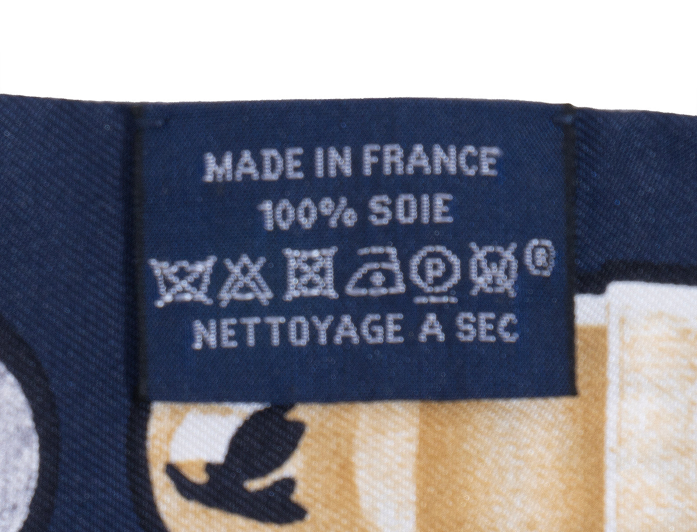 Hermes Le Tresor de Medor Blue Silk Twilly