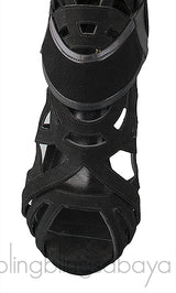 Gabo Laser-cut Suede Knee Boots