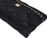 Chanel Nylon Grosgrain Large Lifestyle Pouch with Foldable Tote Bag
