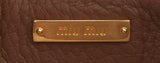 Miu Miu Patina Brown Cervo Leather Bag