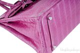 Birkin 30 Fuschia Pink Crocodile