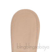 Bottega Veneta Nude Lido Intrecciato Square Toe Mule 38