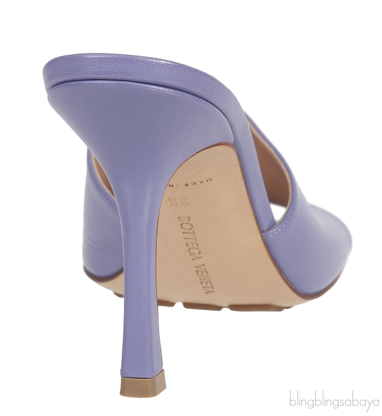Lilac Stretch Leather Sandals