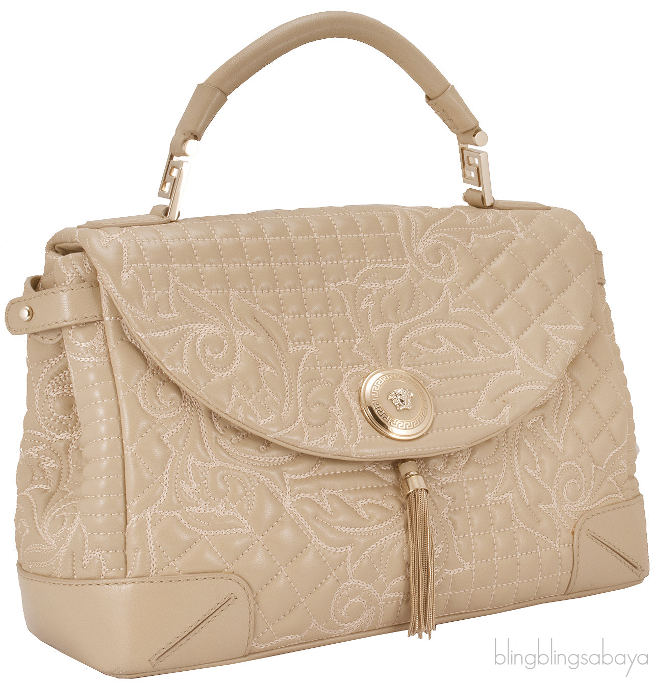 Altea Quilted Barocco Vanitas Bag