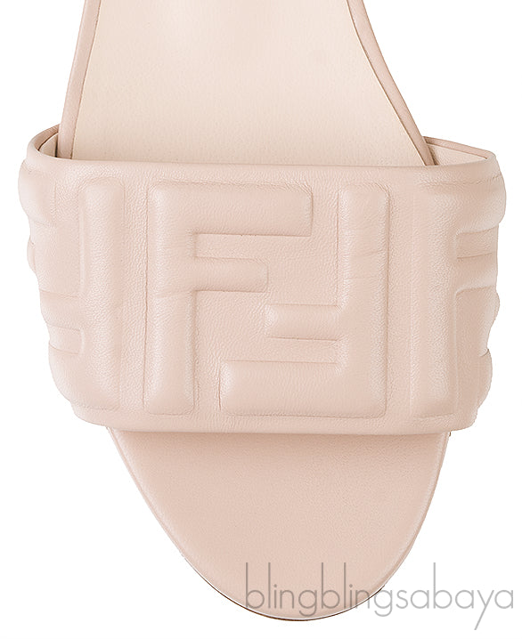Embossed FF Motif Slip-on Sandals
