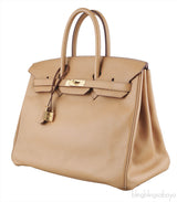 Birkin 35 Swift Camel GHW