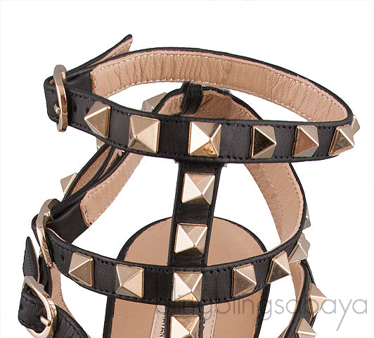 Leopard Pony Hair Rockstuds Pumps