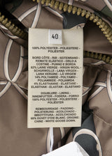 Vert Gobi Doudoune Courter Reversible Jacket