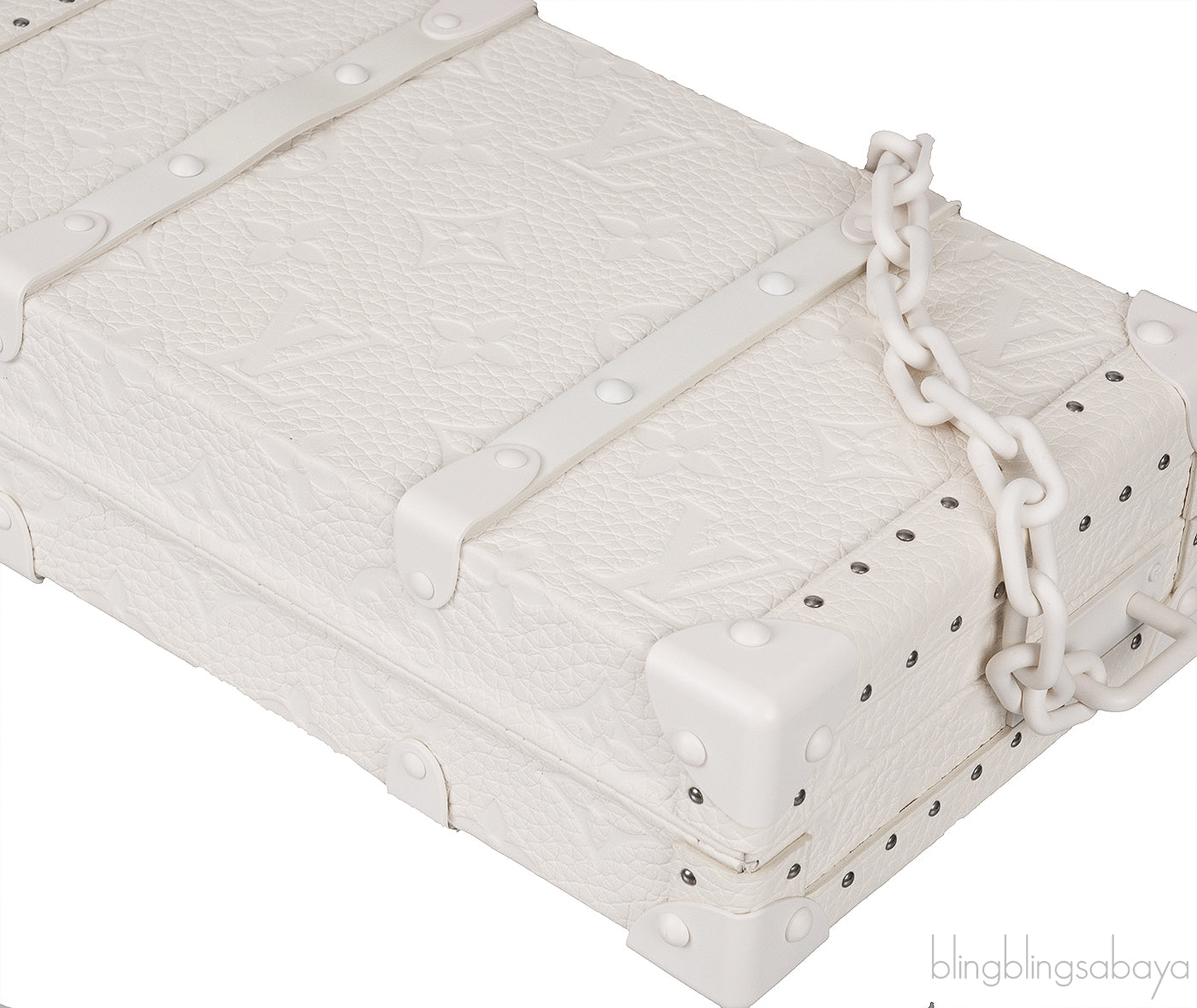 Monogram Powder White Wallet Trunk