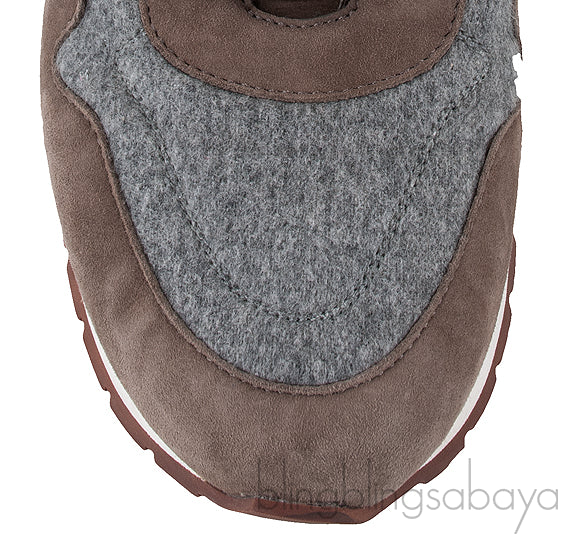 My Wind Cashmere & Suede Sneaker