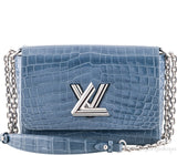 Twist MM Crocodile Shoulder Bag