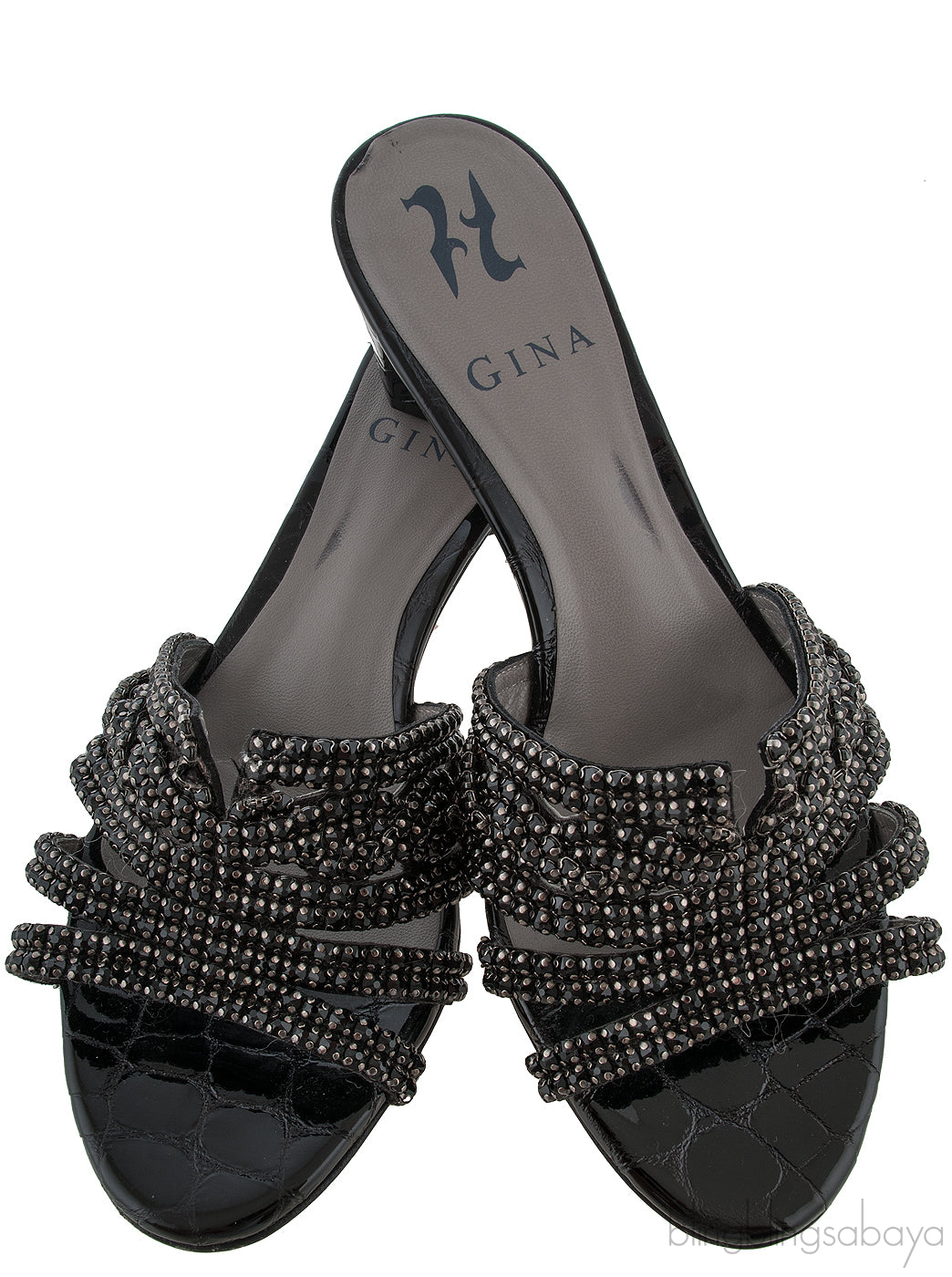 Galaxy Croc Embossed Sandals