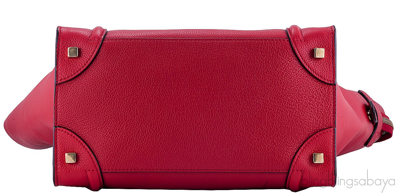Mini Luggage Coquelicot Red