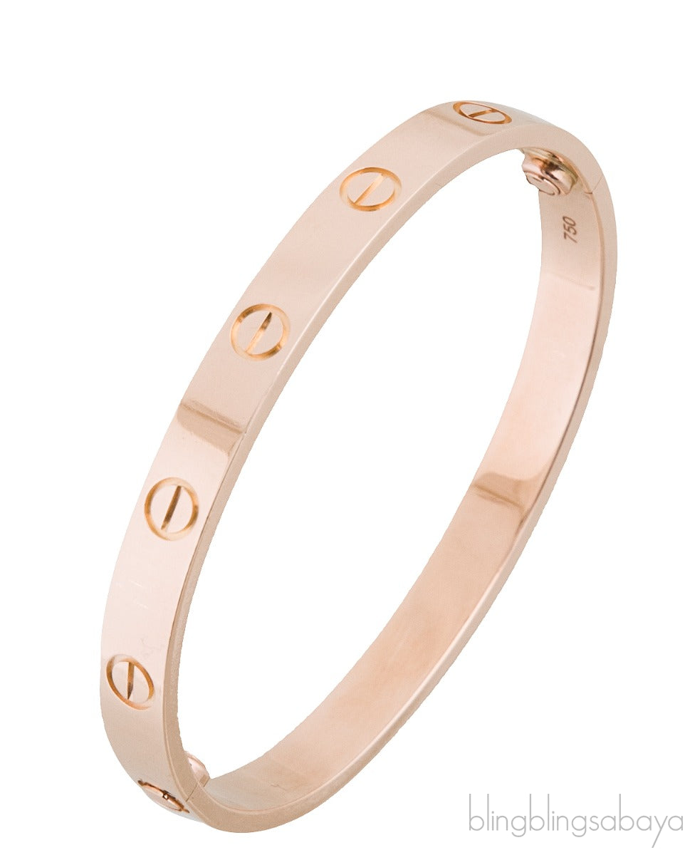 LOVE Rose Gold Bracelet