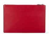 Red Iconic Print Pouch