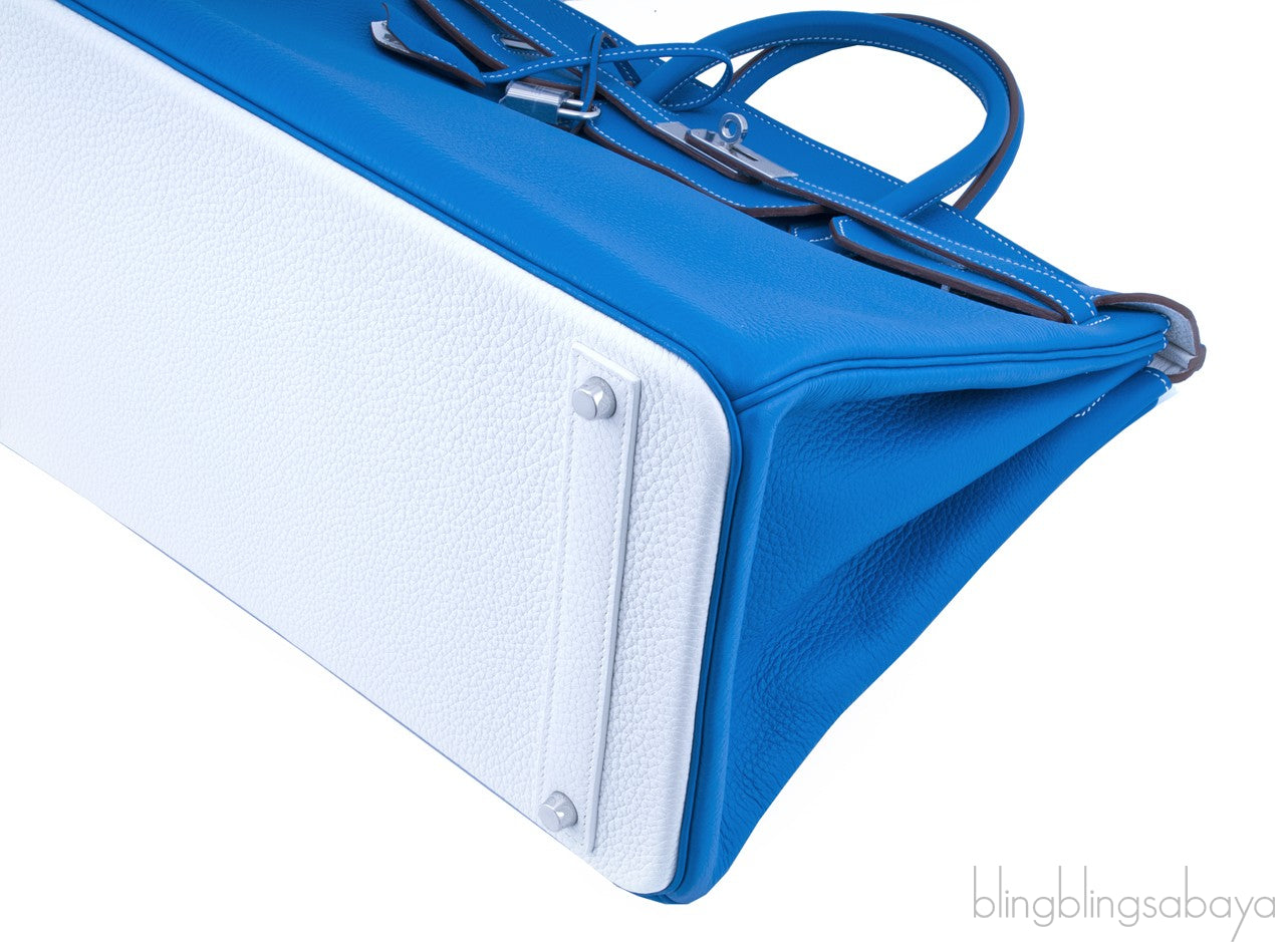 Birkin 40 Mykonos Eclat de Blanc Togo