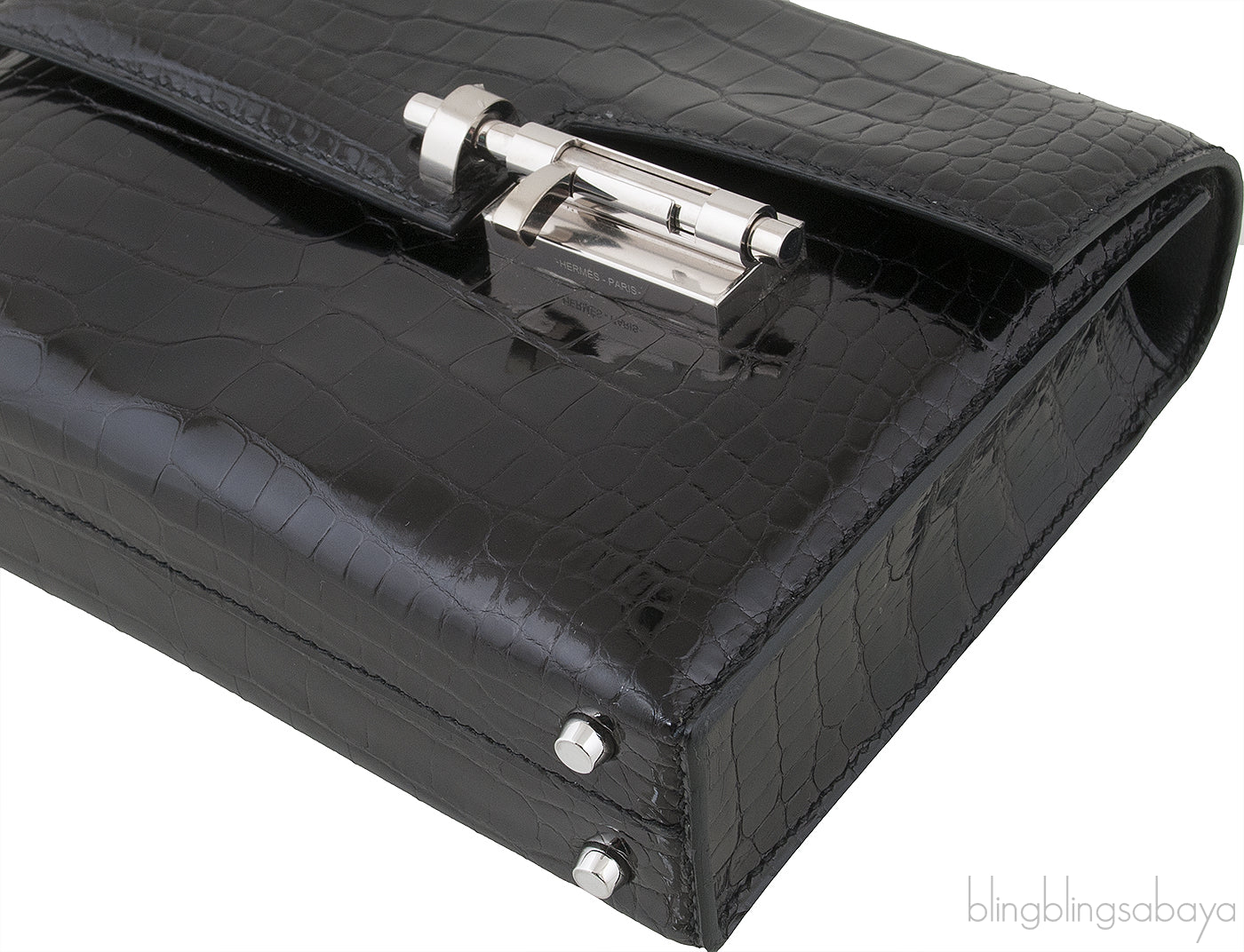Verrou Chaine Mini Crocodile Bag