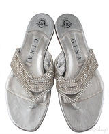 Orlando Flat Silver Sandals