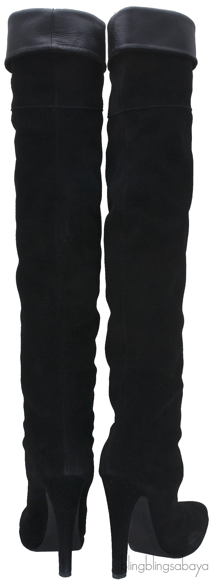 Black Over-the-knee High Boots