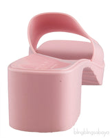 Pastel Pink Rubber Slide Sandals