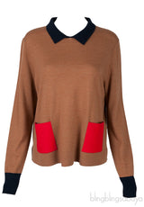 Melanie Colour Block Knit Jumper