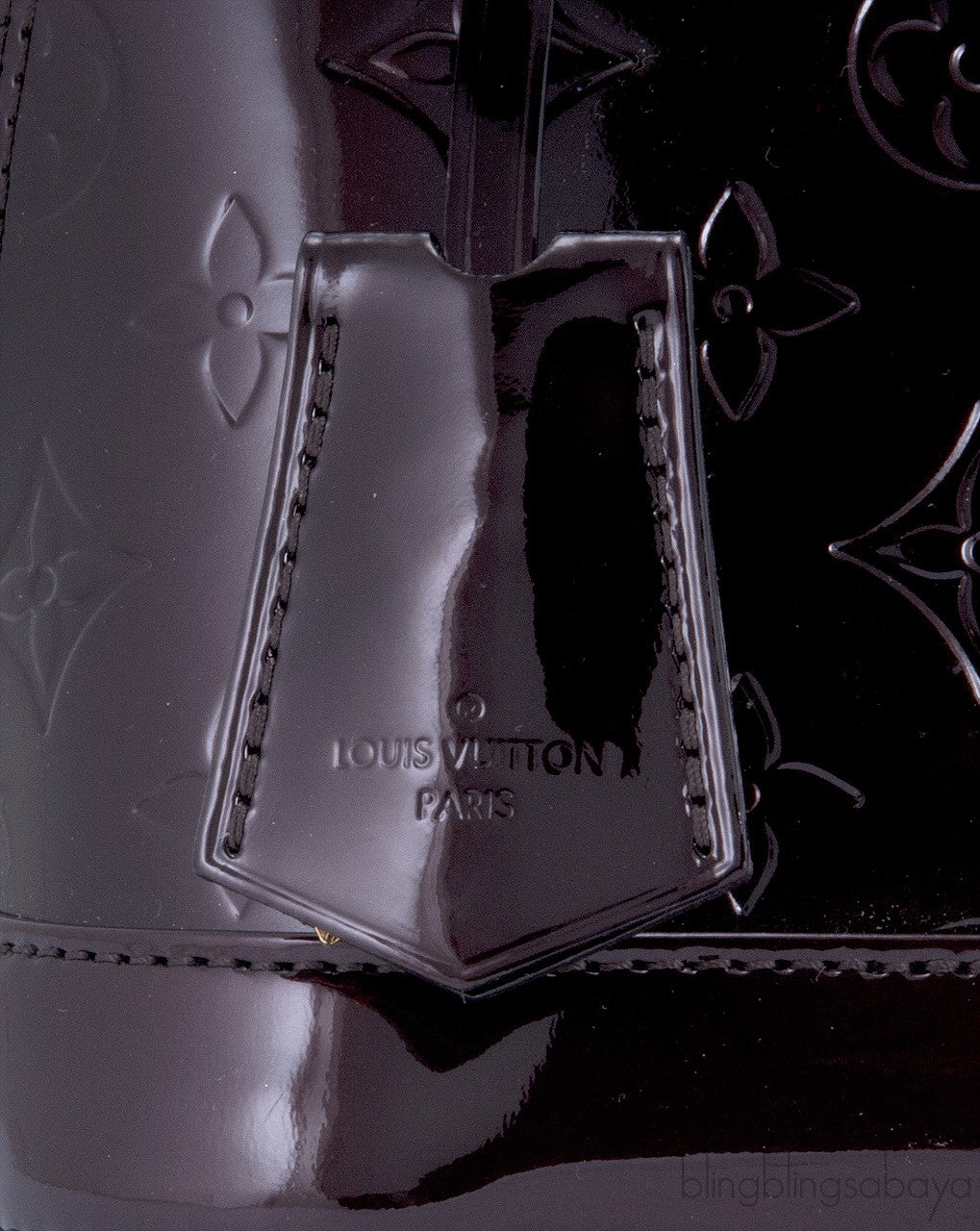 Alma BB Monogram Vernis Amarante