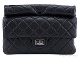 2.55 Runway Black Lambskin Clutch