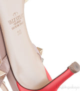 Rockstud Coral Nude Slingback