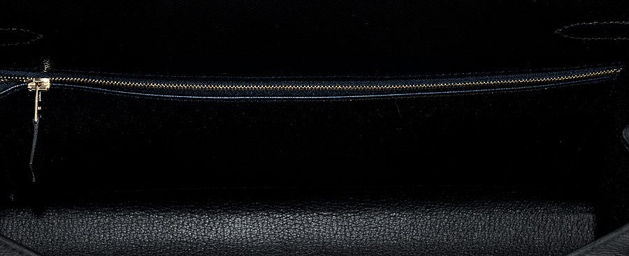 Kelly 35 Black Sellier Epsom GHW