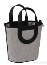 In-the-Loop 18 Ecru/Black Canvas & Black Swift Leather PHW