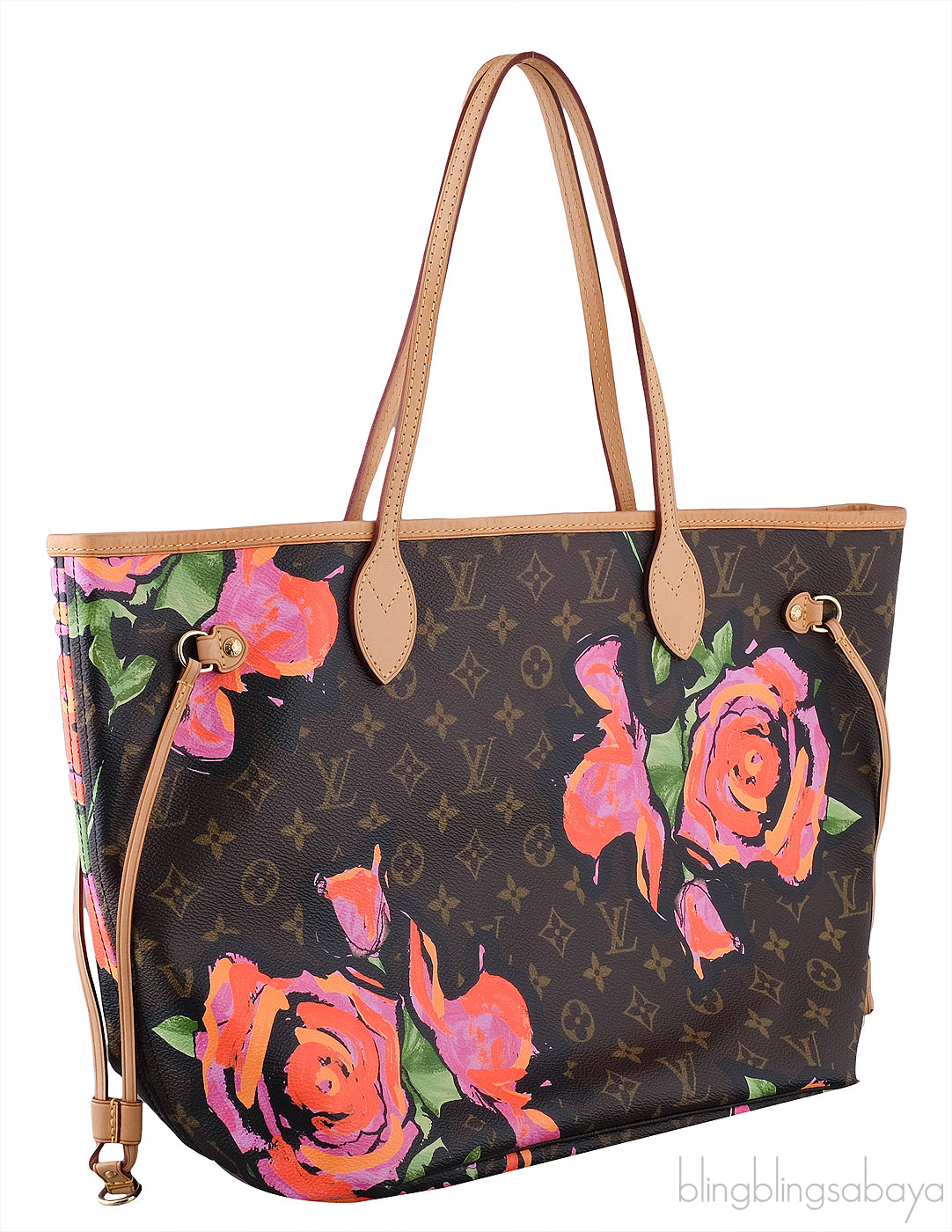 Stephen Sprouse Roses Neverfull MM