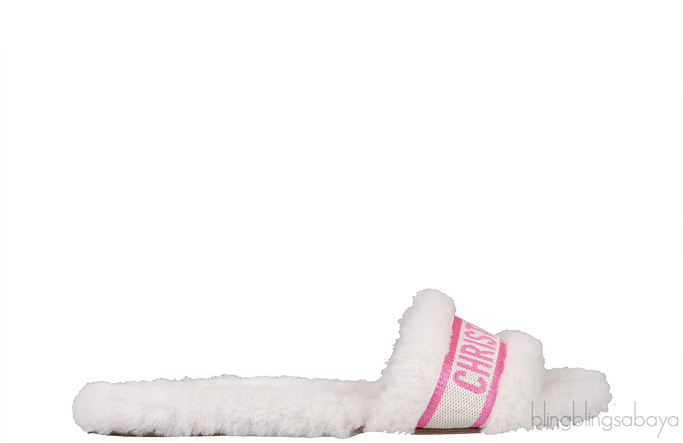 Dior Chez Moi Bright Pink & White Slide