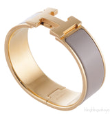 Clic Clac H Wide Bracelet Etoupe